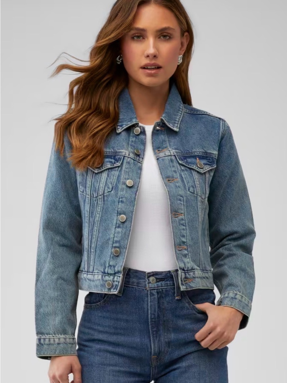 BB Dakota Cropped Denim Jacket